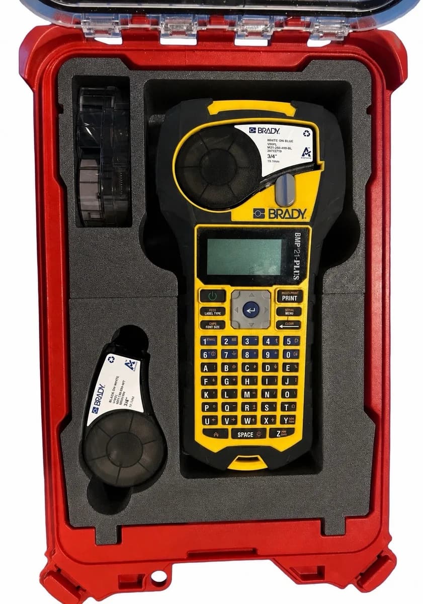 Milwaukee Packout Insert Liner for Brady BMP21-Plus Industrial Label Printer
