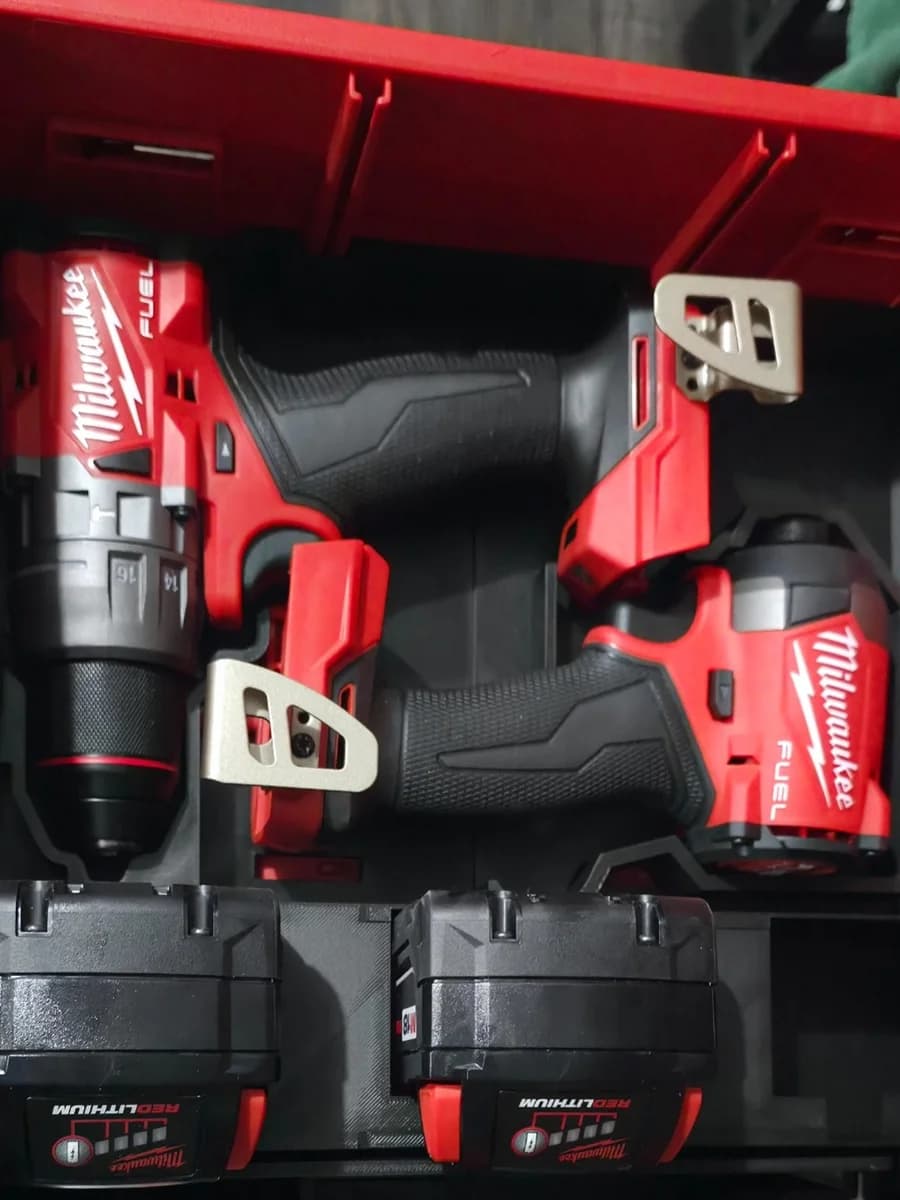 Milwaukee Packout 3 Drawer Insert Liner for M18 FUEL Drill Impact Driver 3697-22