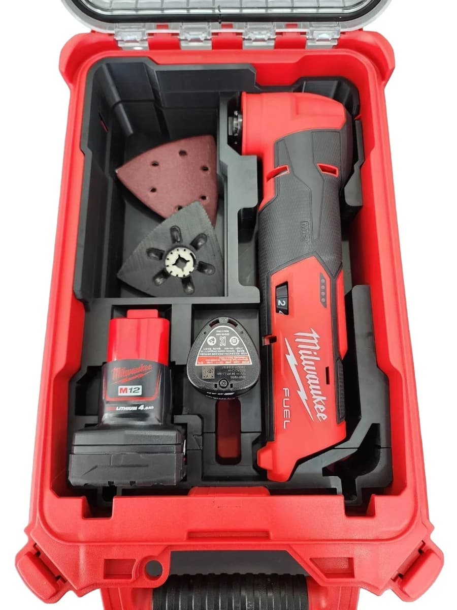 Milwaukee Packout Insert Liner for M12 FUEL FMT Multi-Tool Bits Battery Tray