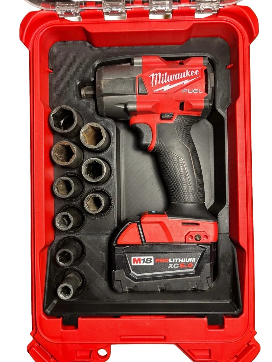 Milwaukee Packout Insert Liner for M18 FUEL Mid-Torque Impact Wrench FMTIW2F12