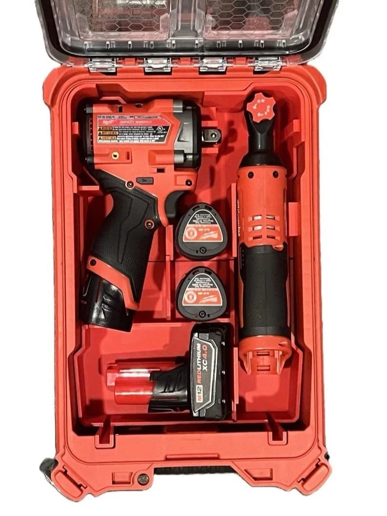 Milwaukee Packout Insert Liner for M12 FUEL Impact Wrench Ratchet Battery