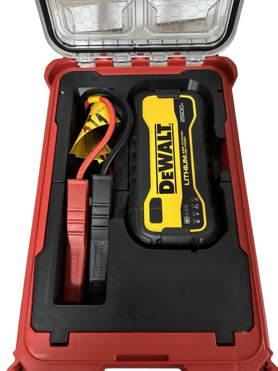 Milwaukee Packout Insert Liner forDeWalt DXAELJ25 2500A Jump Starter Organiser