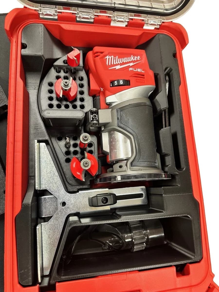 Milwaukee Packout Insert Liner for M18 FUEL FTR Trim Router Organiser Tray