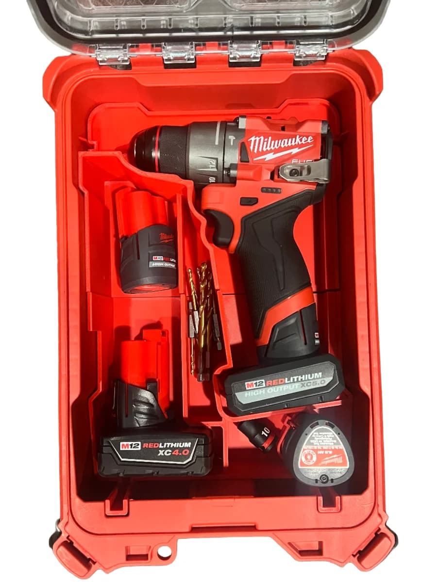 Milwaukee Packout Insert Liner for M12 FDD2 Sub Compact Drill Driver Organiser