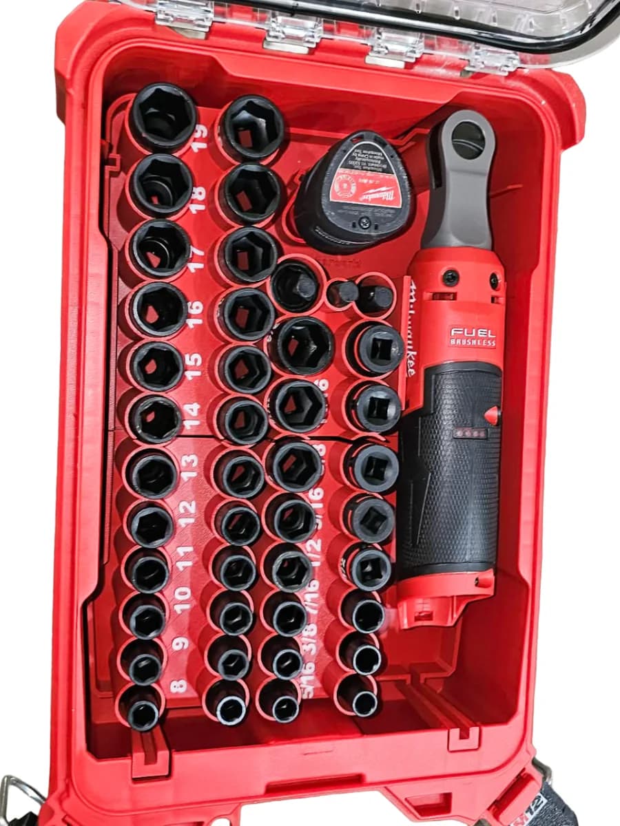 Milwaukee Packout Insert Liner for M12 Ratchet 43pc 3/8" Socket Set Organiser
