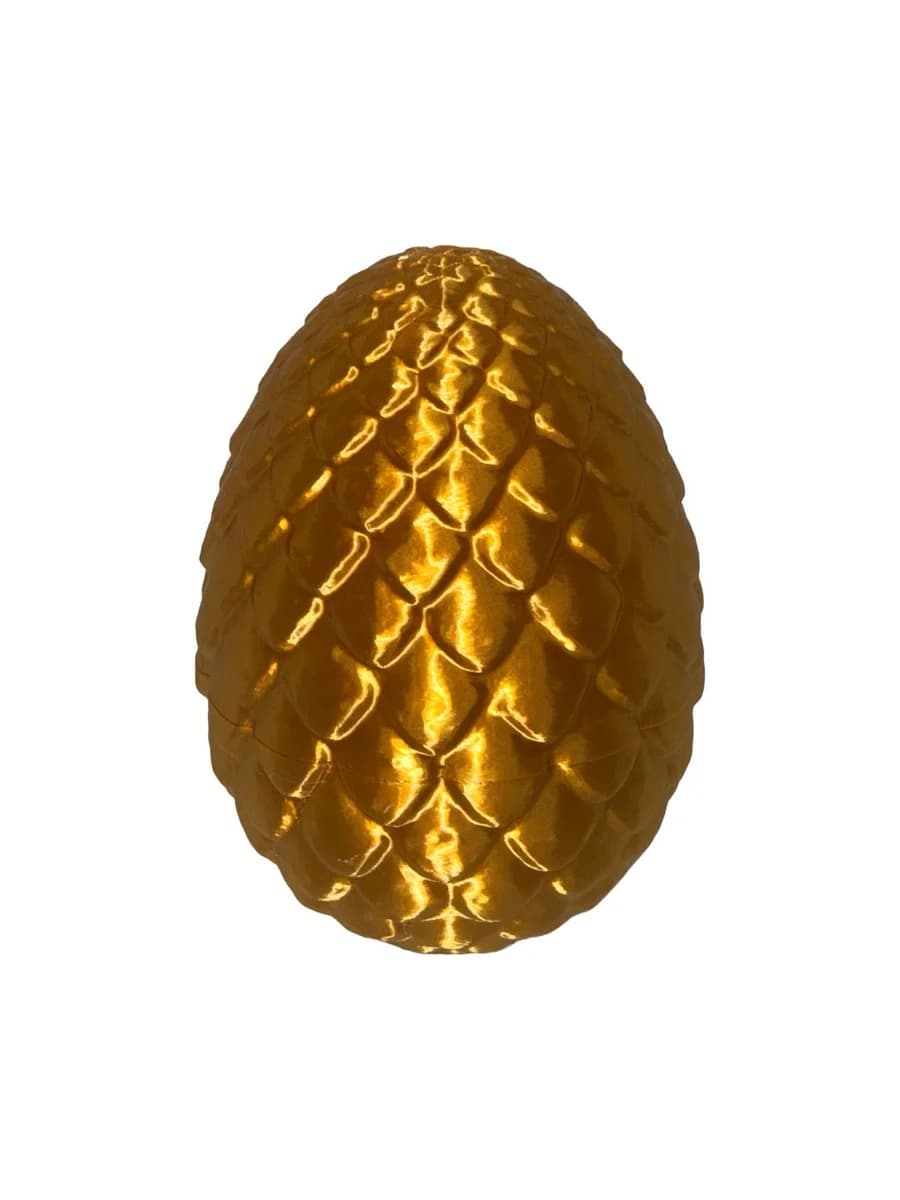 3D Printed Gold Dragon Egg Secret Stash Box | Screw Lid | Fantasy Gift | Easter