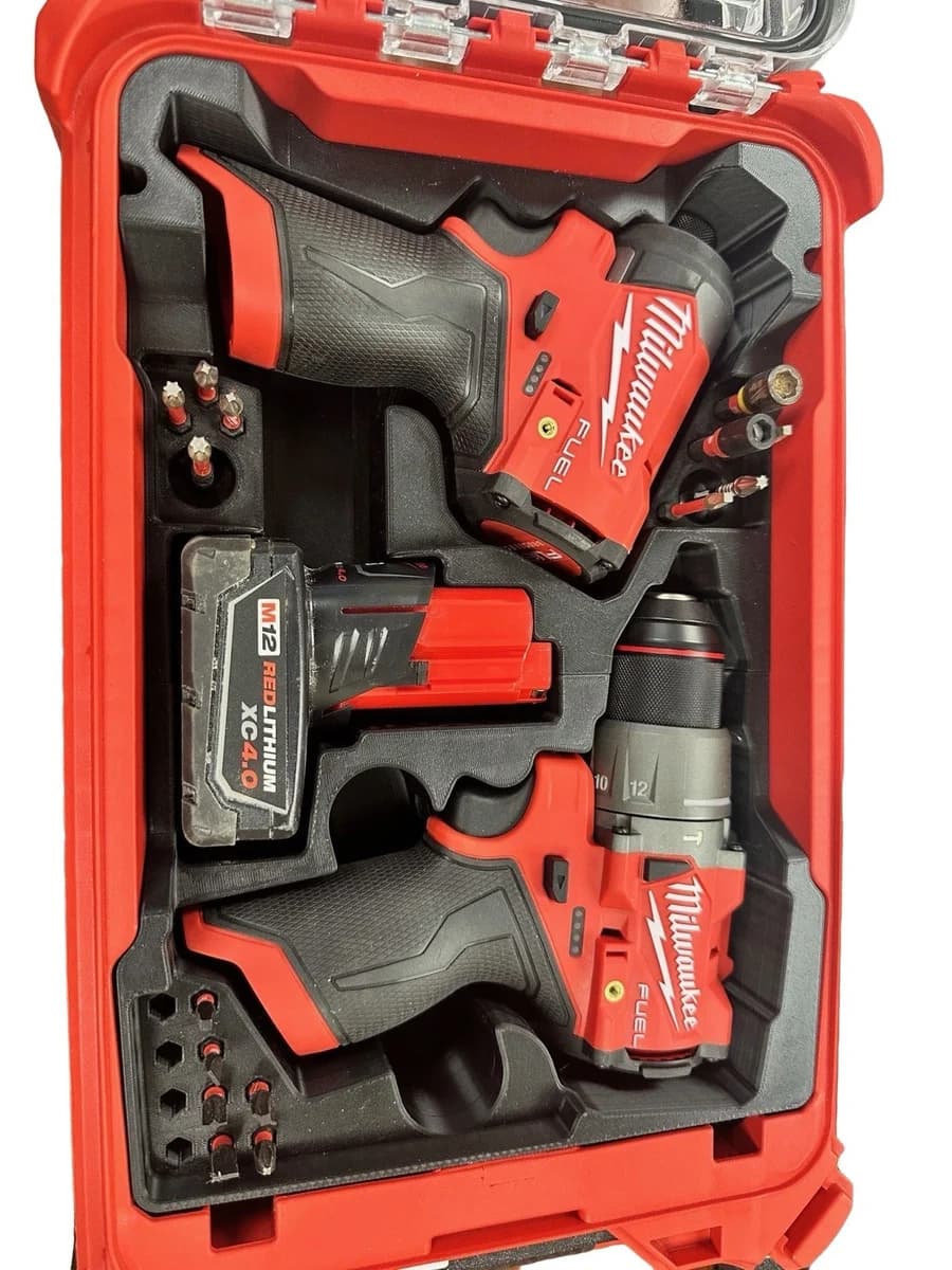 Milwaukee Packout Insert Liner for M12 FUEL Hammer Drill & Impact Driver Combo