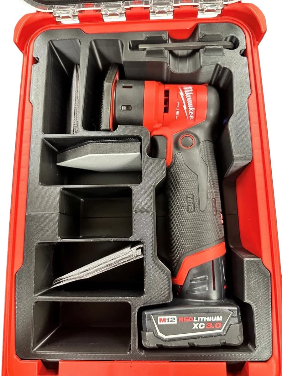 Milwaukee Packout Insert Liner for M12 FUEL Orbital Detail Sander Sanding Tray