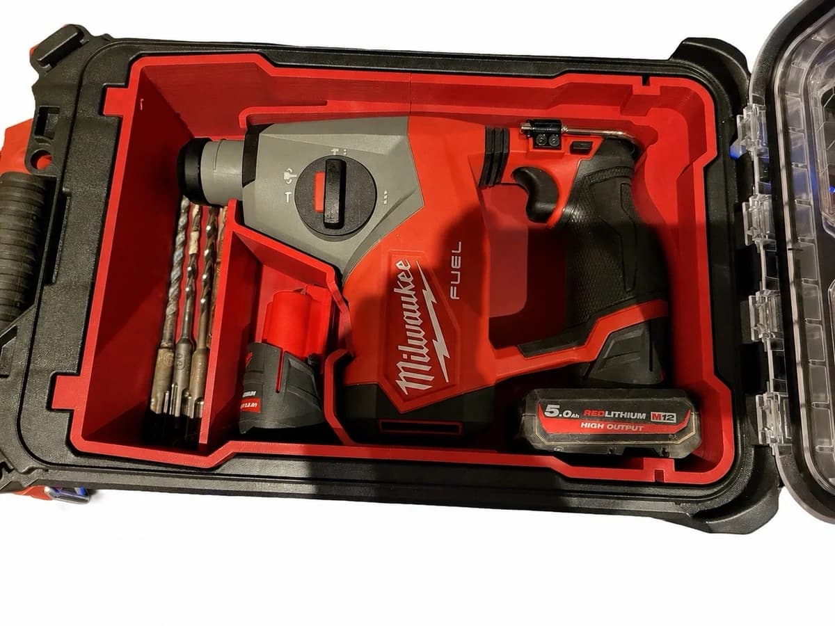 Milwaukee Packout Insert Liner for M12 FUEL CH SDS Plus Rotary Hammer Organiser