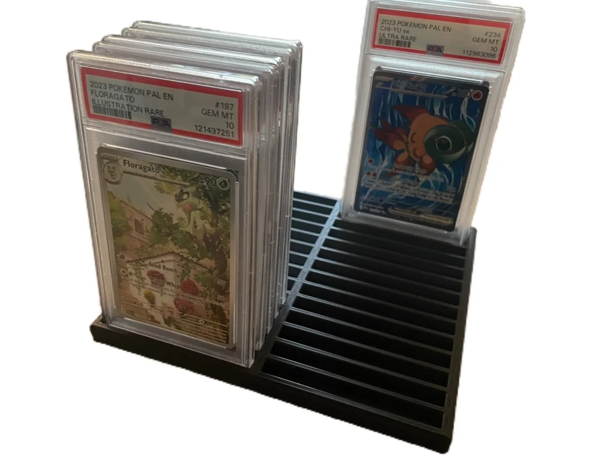 Graded Card Display Stand for 28 PSA Slabs