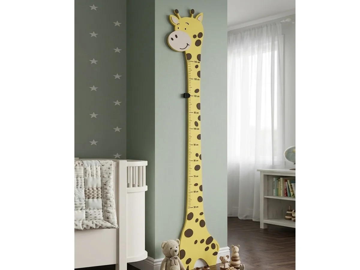 Modular Giraffe Height Chart for Children's Bedroom Wall Decor